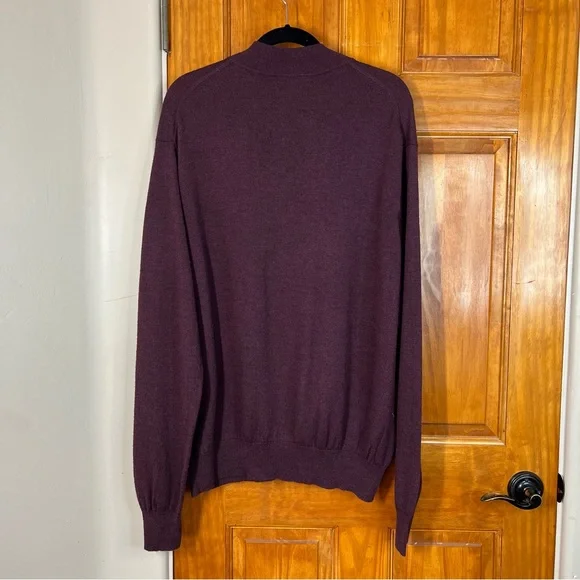 Peter Millar Purple Half-Zip Sweater - Picture 9 of 10
